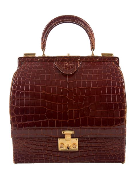 crocodile handbag hermes|vintage hermes crocodile handbag.